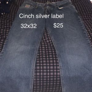 Cinch silver label jeans 32x32